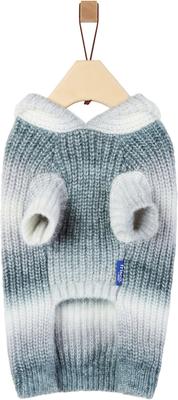 Show full view: Frisco Soft Multi Stripe Ombre Dog & Cat Hooded Sweater, Gray, X-Large slide 4 of 8