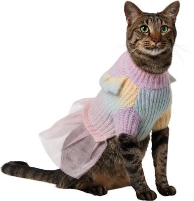 Show full view: Frisco Soft Multi Stripe Ombre Dog & Cat Sweater Dress, Medium slide 3 of 9