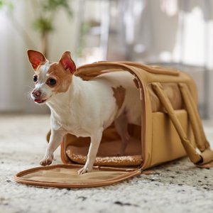 Frisco Soft-Sided Airline Compliant Dog & Cat Carrier, Beige