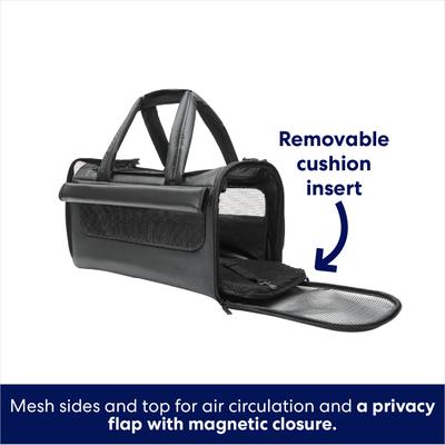 Show full view: Frisco Soft-Sided Airline Compliant Dog & Cat Carrier, Black slide 3 of 11