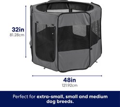 Frisco Soft-Sided Dog, Cat & Small Pet Exercise Playpen, 48-in L x 48-in W x 32-in H slide 2 of 6