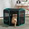 Show in main carousel: Frisco Soft-Sided Dog, Cat & Small Pet Exercise Playpen, Black/Teal, 36-in L x 36-in W x 24-in H slide 1 of 10