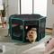 Show in main carousel: Frisco Soft-Sided Dog, Cat & Small Pet Exercise Playpen, Black/Teal, 42-in L x 42-in W x 24-in H slide 1 of 9