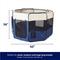 Show in main carousel: Frisco Soft-Sided Dog, Cat & Small Pet Exercise Playpen, Cream/Navy, 62-in L x 62-in W x 32-in H slide 2 of 9