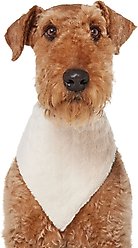 Frisco Solid Faux Fur Dog & Cat Bandana, Medium/Large