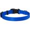 Show in main carousel: Frisco Solid Nylon Dog Collar, Blue, S: 10 to 14-in neck, 5/8-in W slide 2 of 9