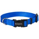 Frisco Solid Nylon Dog Collar, Blue, XS: 8 to 12-in neck, 5/8-in W