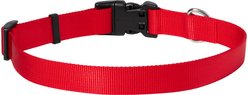 Frisco Solid Nylon Dog Collar, Red, Large: 18 to 26-in neck, 1-in wide slide 2 of 8