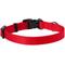 Show in main carousel: Frisco Solid Nylon Dog Collar, Red, S: 10 to 14-in neck, 5/8-in W slide 2 of 9