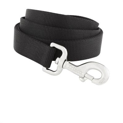 Show full view: Frisco Solid Nylon Dog Leash, Black, Large: 6-ft long, 1-in wide + Travel Collapsible Dog & Cat Bowl, Medium, 1.75 Cups slide 2 of 9
