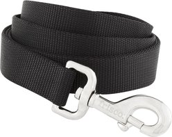 Frisco Solid Nylon Dog Leash, Black, Large: 6-ft long, 1-in wide