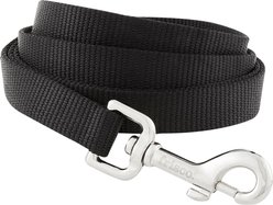 Frisco Solid Nylon Dog Leash, Black, Medium: 6-ft long, 3/4-in wide