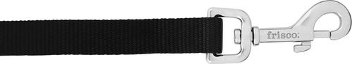 Show full view: Frisco Solid Nylon Dog Leash, Black, Medium: 6-ft long, 3/4-in wide slide 3 of 7
