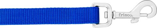Show full view: Frisco Solid Nylon Dog Leash, Blue, Medium: 4-ft long, 3/4-in wide slide 3 of 7
