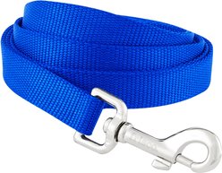 Frisco Solid Nylon Dog Leash, Blue, Medium: 6-ft long, 3/4-in wide