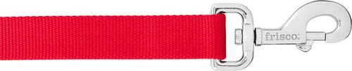 Show full view: Frisco Solid Nylon Dog Leash, Red, Large: 6-ft long, 1-in wide slide 3 of 7