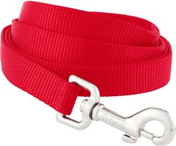 Frisco Solid Nylon Dog Leash, Red, Medium: 4-ft long, 3/4-in wide