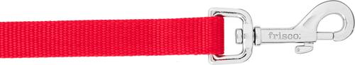 Show full view: Frisco Solid Nylon Dog Leash, Red, Medium: 4-ft long, 3/4-in wide slide 3 of 7