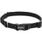 Show in main carousel: Frisco Solid Nylon Martingale Dog Collar with Buckle, Black, Large: 20 to 25-in neck, 1-in wide slide 4 of 9