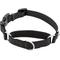 Show in main carousel: Frisco Solid Nylon Martingale Dog Collar with Buckle, Black, Medium: 17 to 20-in neck, 1-in wide slide 1 of 9