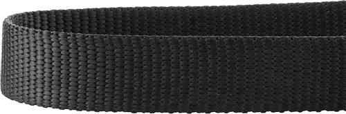 Show full view: Frisco Solid Nylon Martingale Dog Collar with Buckle, Black, Medium: 17 to 20-in neck, 1-in wide slide 6 of 9