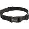 Show in main carousel: Frisco Solid Nylon Martingale Dog Collar with Buckle, Black, S: 14 to 17-in neck, 3/4-in W slide 4 of 9