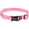 Show in main carousel: Frisco Solid Nylon Martingale Dog Collar with Buckle, Pink, Large: 20 to 25-in neck, 1-in wide slide 4 of 9