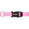 Show in main carousel: Frisco Solid Nylon Martingale Dog Collar with Buckle, Pink, Medium: 17 to 20-in neck, 1-in wide slide 6 of 10