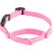 Show in main carousel: Frisco Solid Nylon Martingale Dog Collar with Buckle, Pink, S: 14 to 17-in neck, 3/4-in W slide 1 of 9