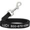 Show in main carousel: Frisco Solid Nylon Personalized Dog Leash, Black, Large: 6-ft long, 1-in wide slide 1 of 7