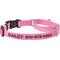 Show in main carousel: Frisco Solid Nylon Personalized Martingale Dog Collar, Pink, S: 14 to 17-in neck, 3/4-in W slide 1 of 8