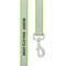 Show in main carousel: Frisco Solid Polyester Personalized Reflective Dog Leash, Lime, Small: 6-ft long, 5/8-in wide slide 2 of 5