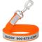Show in main carousel: Frisco Solid Polyester Personalized Reflective Dog Leash, Orange, Large: 6-ft long, 1-in wide slide 1 of 6