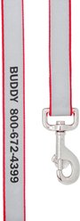 Frisco Solid Polyester Personalized Reflective Dog Leash, Red, Large: 6-ft long, 1-in wide slide 2 of 4
