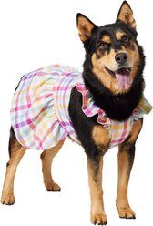 Frisco Ruffle Dog & Cat Dress, Gingham, X-Large