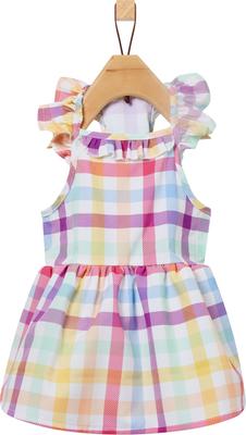 Show full view: Frisco Ruffle Dog & Cat Dress, Gingham, XX-Large slide 3 of 9