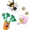Show in main carousel: Frisco Spring Plush & Rope Variety Pack Squeaky Dog Toy, Medium, 5 count slide 1 of 7