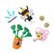 Show in main carousel: Frisco Spring Plush & Rope Variety Pack Squeaky Dog Toy, Medium, 5 count slide 3 of 7