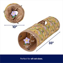 Frisco Spring Plush, Teaser, Ball & Tunnel Variety Pack Cat Toy with Catnip, 10 count slide 2 of 6