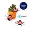Show in main carousel: Frisco Spring Potted Plant & Ladybugs Interactive Plush Cat Toy with Catnip slide 4 of 7
