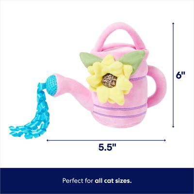 Show full view: Frisco Spring Watering Can Plush Cat Toy with Catnip slide 3 of 7