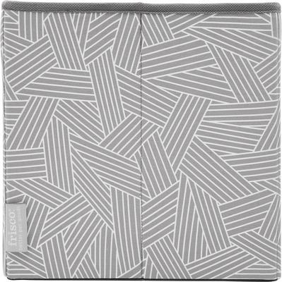 Show full view: Frisco Square Collapsible Pet Toy Storage Bin, Gray Basket Weave slide 6 of 8