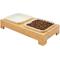 Show in main carousel: Frisco Square Melamine Dog & Cat Bowl Set with Bamboo Stand, Medium: 5 cup slide 6 of 8
