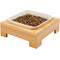 Show in main carousel: Frisco Square Melamine Dog & Cat Bowl with Bamboo Stand, Medium: 5 cup, 1 count slide 3 of 9