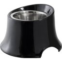 Frisco Stainless Steel Bowl with Elevated Stand, 2 count, Black