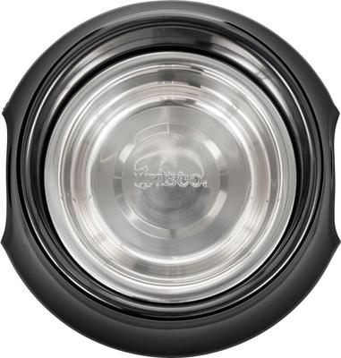 Show full view: Frisco Stainless Steel Bowl with Elevated Stand, Black, Medium: 3 cup, 1 count slide 4 of 9