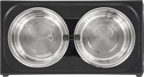 Show full view: Frisco Stainless Steel Bowls with Adjustable Elevated Holder, Large: 7 cup slide 4 of 7