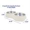Show in main carousel: Frisco Stainless Steel Double Dog Bowls with Melamine Stand, Medium: 3 cup slide 2 of 6