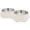 Show in main carousel: Frisco Stainless Steel Double Dog Bowls with Melamine Stand, Small: 1.5 cup slide 1 of 5