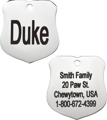 Show full view: Frisco Stainless Steel Personalized Dog & Cat ID Tag, Badge, Regular slide 1 of 8
